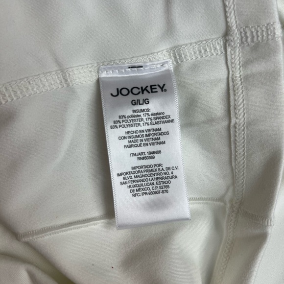 Jockey Off White Satin Stitch Yoga Jacket - Picture 5 of 5